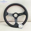 13.78inch 350mm JDM Universal Leather Steering Wheel Car Modified Sports Racing Steering Wheel