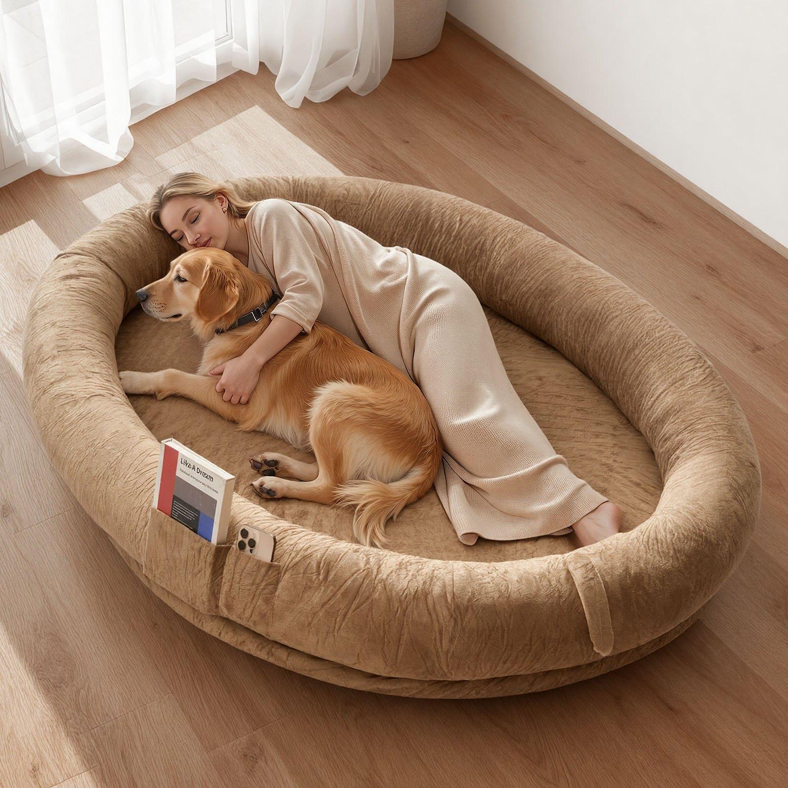 VEVOR Human Dog Bed, 69.69