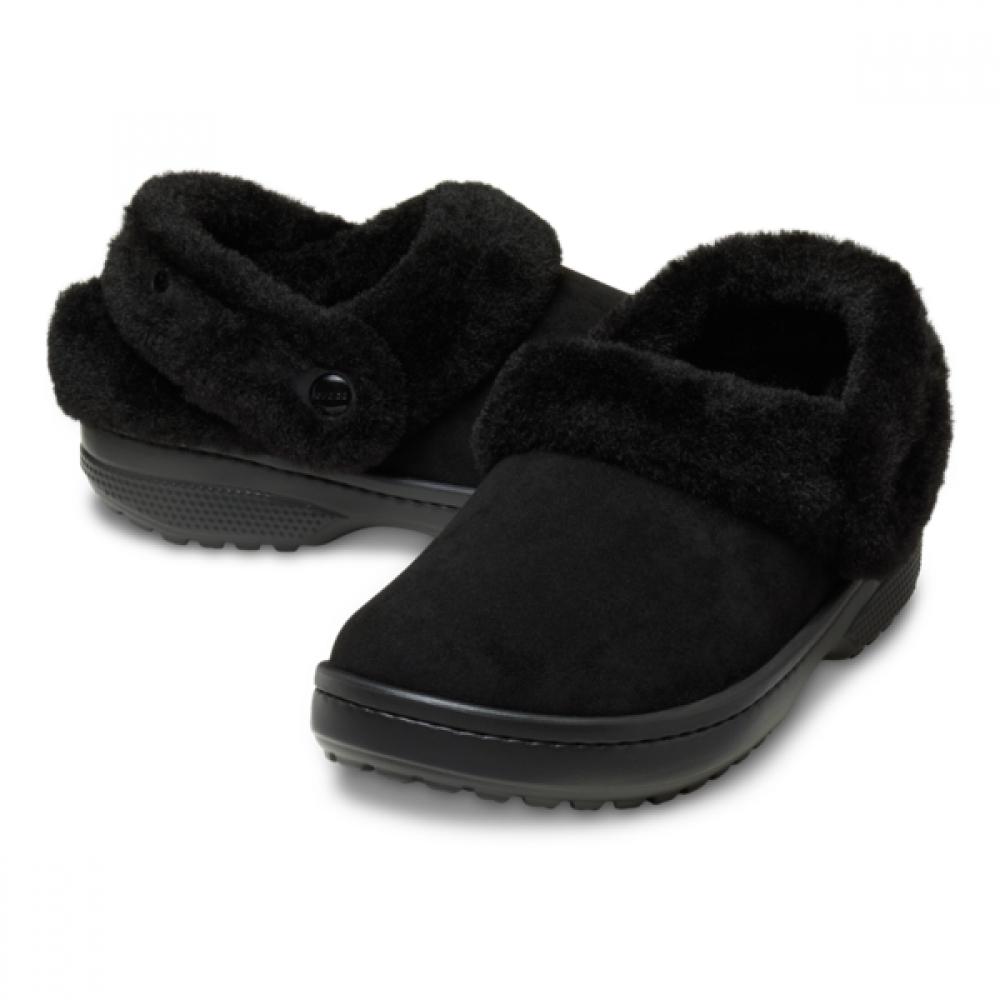 Crocs Unisex Classic Unforgettable Suede Clog 212106 001 212106001 (black)/M11(290)