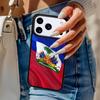 Haiti Haitian Flag soft Phone Case For iPhone 17 Air 14 15 13 12 Max Cover For Apple 14 15 16 16e 11 Pro Max Plus