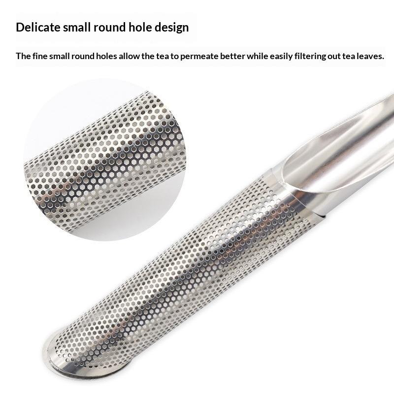 Food Grade Stainless Steel Hook Tea Infuser Rust Resistant Tea Strainer Sieve for Teapot Cup Travel Camping Tea Making