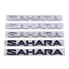 Car Trunk Rear Sticker ABS SAHARA Side Wing Emblem Decoration Decals Accessories For Jeep Wrangler Sahara Modification JP JL