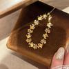 2026 Gold Brushed Diamond-encrusted Ginkgo Leaf Bracelet Light Luxury High-end Heavy Industry Thousand Gold Feeling National Style Leaf Jewelry