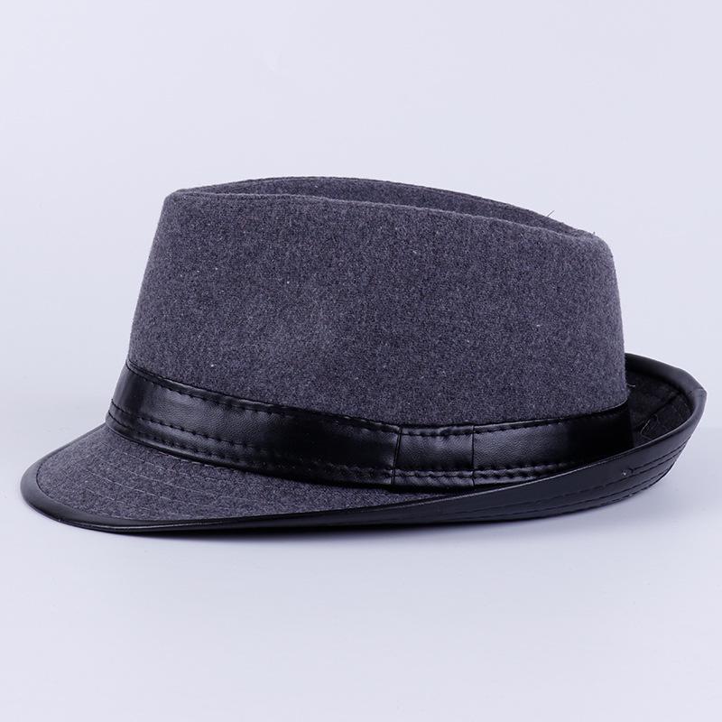 Herren Herbst/Winter Fedora: Outdoor-Stil für Mittelalte und Ältere, verdickt für Sonnenschutz
