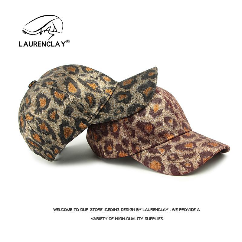 Spring new leopard print baseball cap hard top women's outdoor sun protection visor sun hat casual cap men's tide