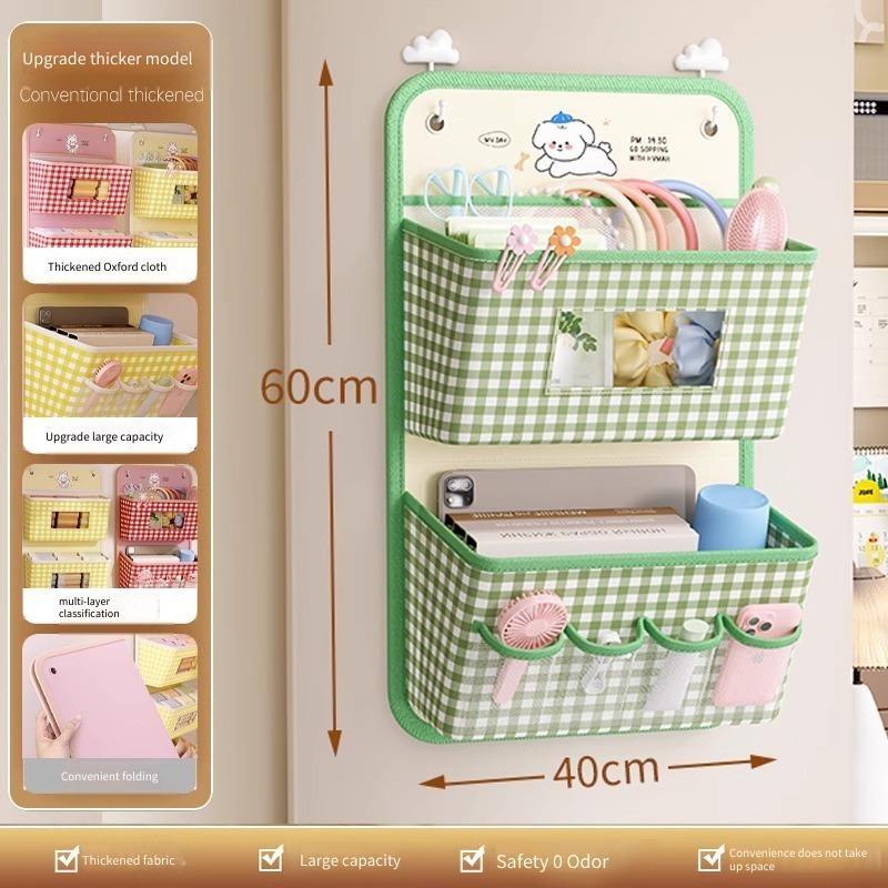 40x60 см Тканевый подвесной органайзер Полка для хранения у кровати для нижнего белья носков Сумка-органайзер на дверь из Оксфордской ткани Сельский стиль 2560₽