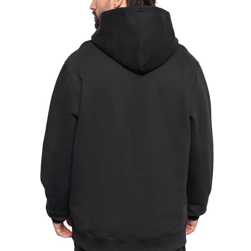 Tommy Jeans Men' Black Kangaroo Sweatshirt Dm0Dm17988-Bds