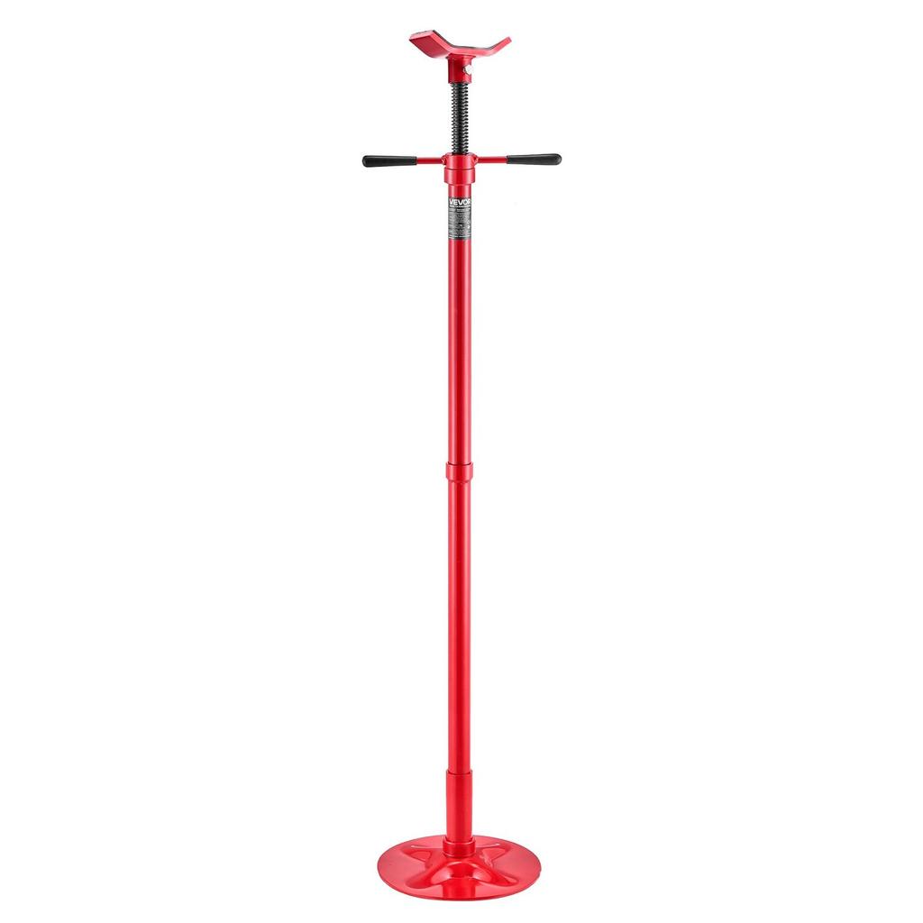 Underhoist Support Stand, 1/2 Ton Capacity Under Hoist Jack Stand, Lifting from 1372 To 2130 Mm, Bearing Mounted Spin Handle, Self-Locking Threaded