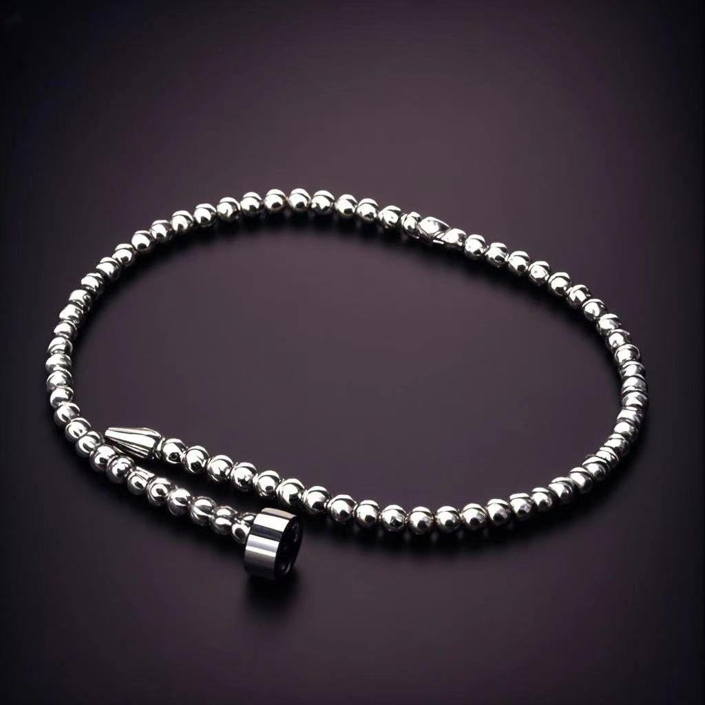 New European and American Fashionable Simple Versatile Beaded Nail Bracelet