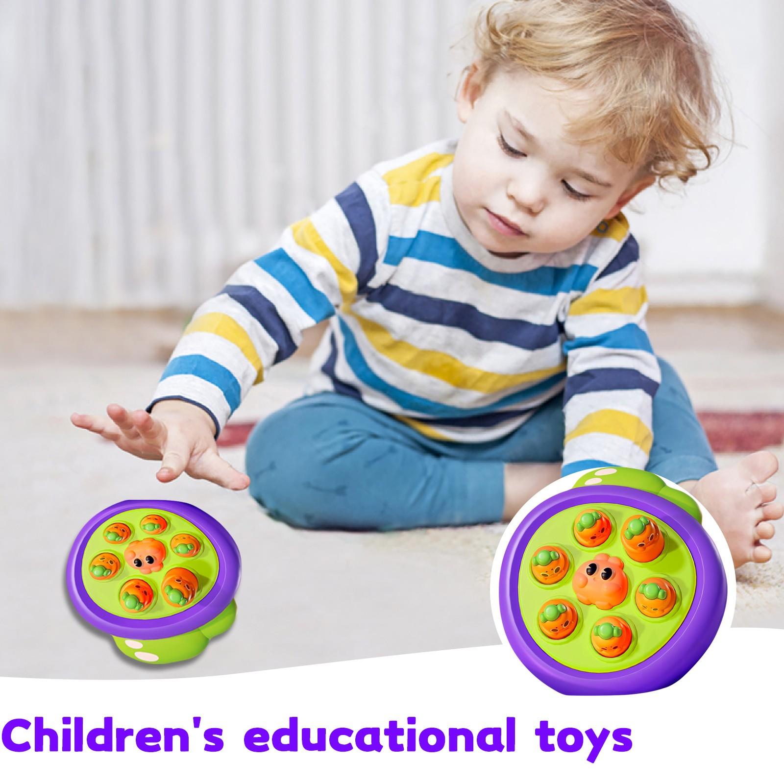 

Морковка «Бей крота» для малышей, милая игрушка для раннего образования, интерактивная для детей и родителей One Size фиолетовый