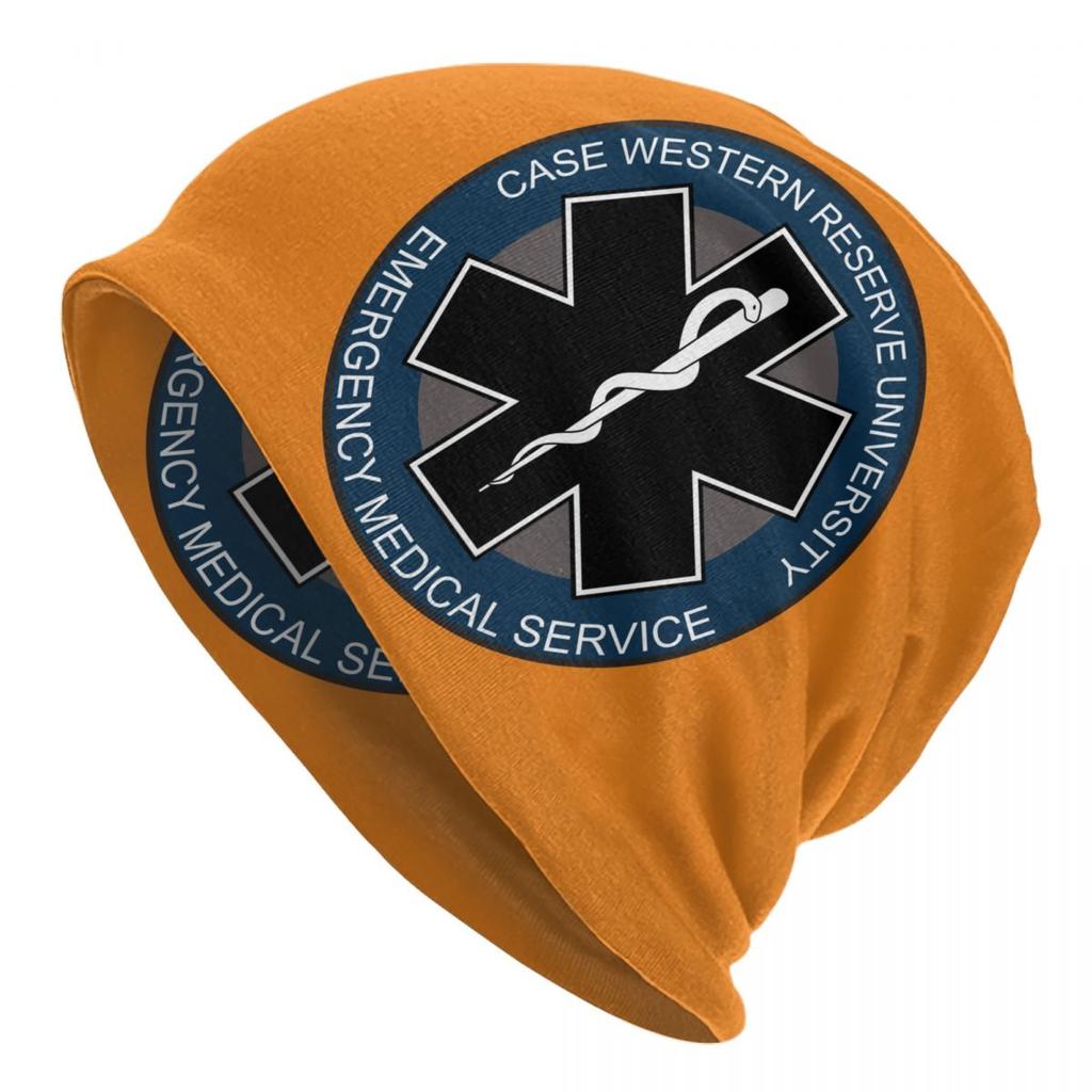 Custom Emt Star Of Life Logo Beanie Cap Winter Bonnet Knitted Hats Hip Hop Outdoor Paramedic Health Care Skullies Beanies Hats