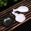 Multifunctional Ink and Water Dish with Bamboo Brush Rest for Calligraphy Supplies