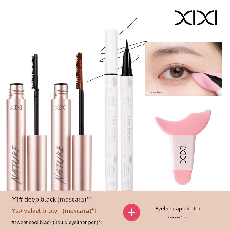 Xixi Mascara Set, Long-Lasting, Thick, Curling, Long-Lasting, Waterproof, Sweat-Proof, Non-Smudge-Proof, Ultra-Natural, Fake Authentic Product