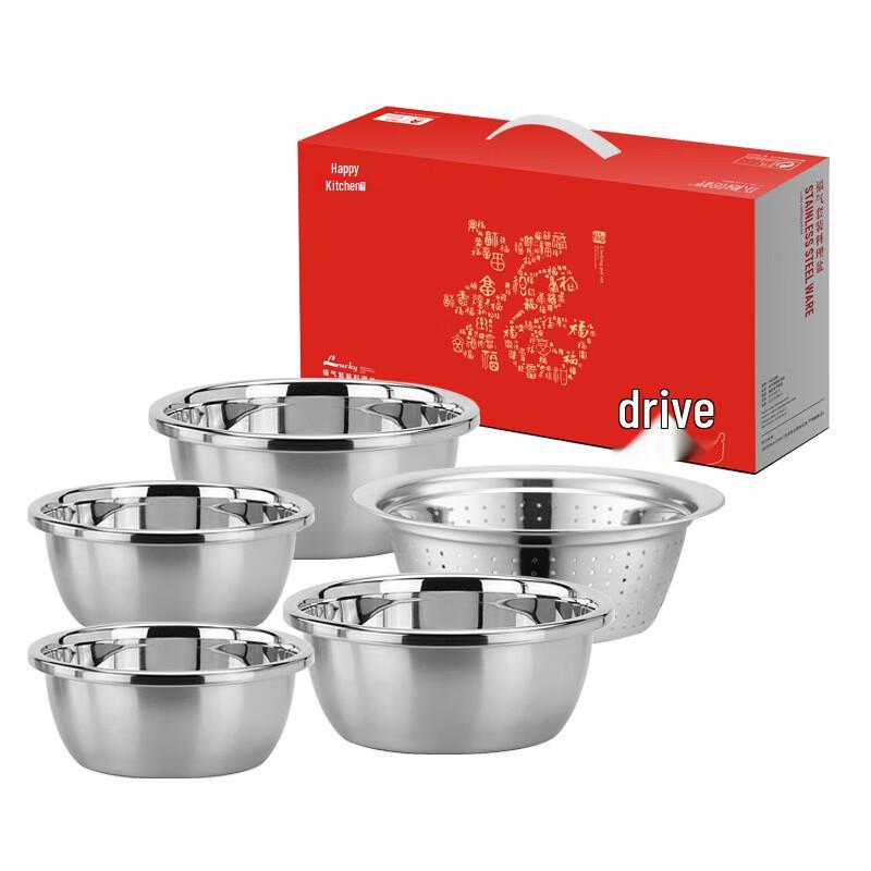 

Loverchef Stainless Steel Cookware & Mixing Bowl Set