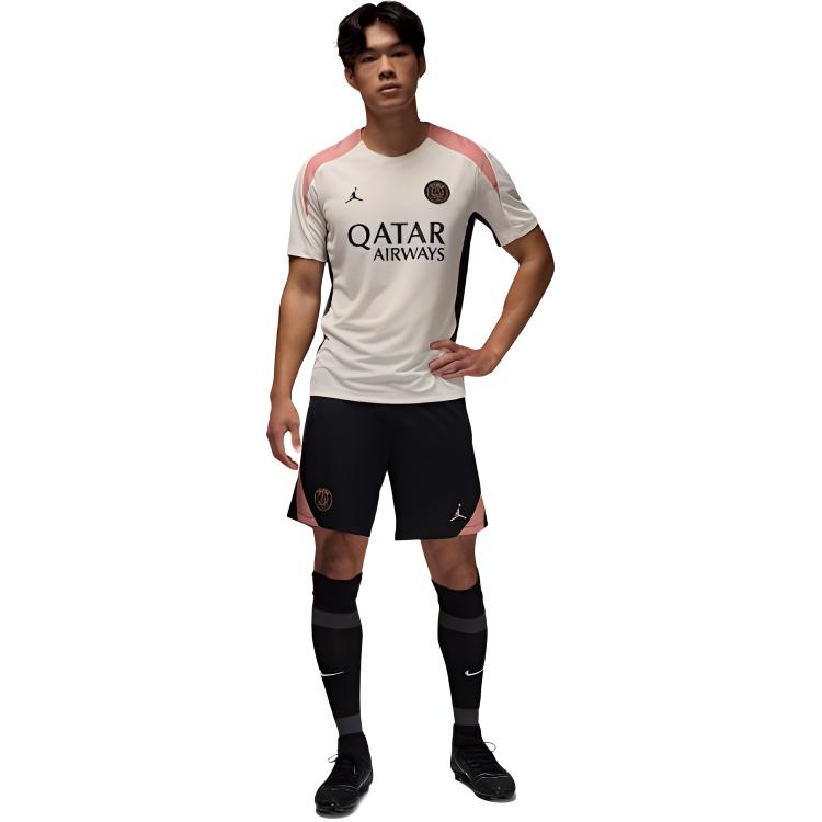 Jordan Maglia da Calcio PSG Dri FIT Uomo Avorio Chiaro/Rosa Ruggine/Nero FQ2612-111