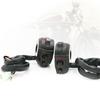 2X 7/8" Motorcycle Handlebar Control Switch High/Low Beam Light Horn Switch Part