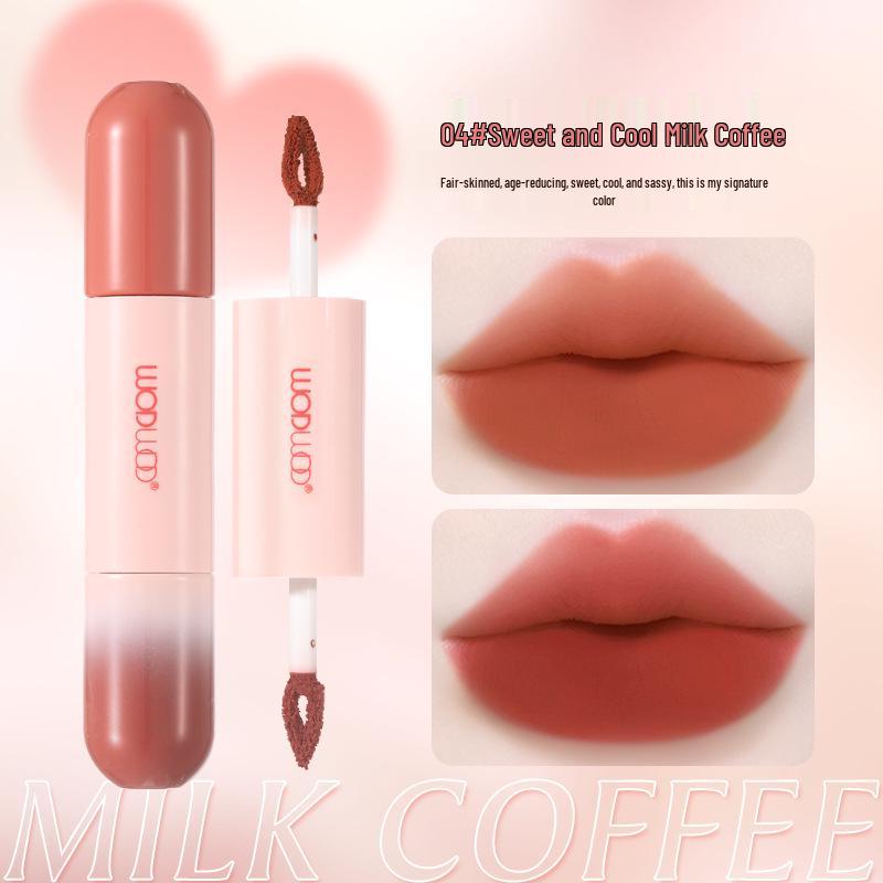 

WODWOD Dual-Sense Velvet Matte Lipstick: Non-Stick, Non-Fading, Enhances Complexion.