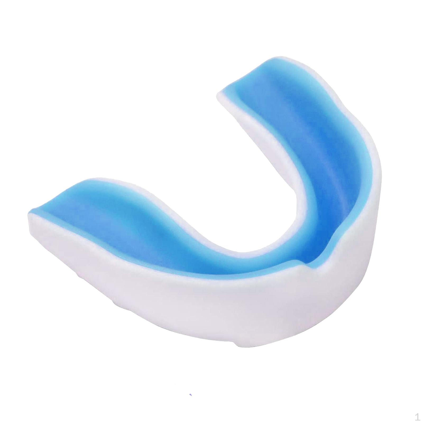 

Боксерская резинка Каппа для регби, боевые искусства, Gumshield White+Blue