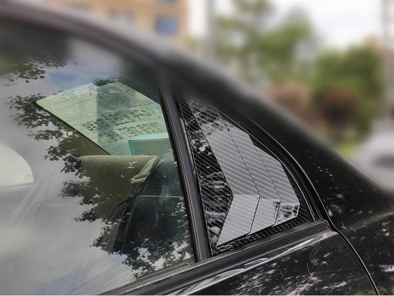 Rear Quarter Window Louvers for Wild Horse Style Car: Quick Install Exterior Decoration