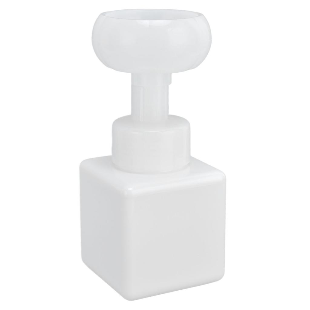 250ml Foaming Bottle PETG Plastic Flower Foam Dispenser Square Bottles for Cosmetic