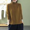 German velvet autumn and winter new semi-turtleneck long-sleeved t-shirt bottoming shirt large size slim-fit warm top tide