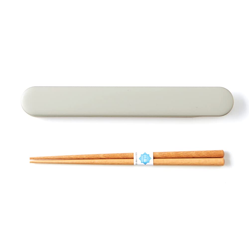 

Takenaka Mayu Chopsticks and Chopstick Case Made in Matching Lunch Unisex Dishwasher Safe Set, GY, 18cm, Gray, Japan, Box, Design, (Chopsticks Only) серый