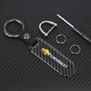 Car Key Rings Quality Carbon Fiber Keychain Waist Buckle For Corvette Montana TrailBlazer Silverado Traverse Camaro