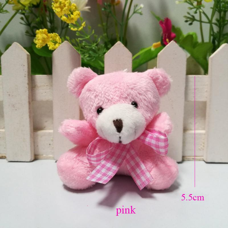 Plush  Bear  Pendant Cute Mini Bear Doll Stuffed Soft Keychain Pendant Toy