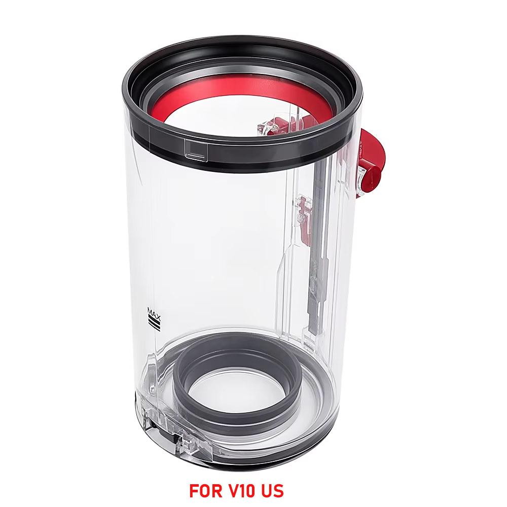 Dust Bin Replacement For Dyson V6 V7 V8 V11 V15 V10 V12Slim Vacuum Cleaner Canister Bin Dust Tank Sealing Ring And Base Lid Part