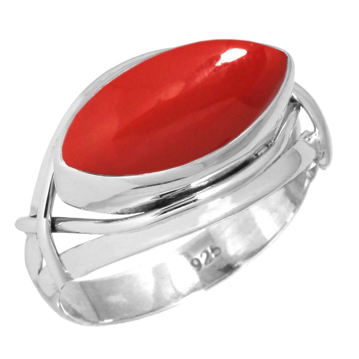 

Кольцо из стерлингового серебра 925 пробы с драгоценными камнями, ювелирные изделия ручной работы, подарок на годовщину, малахит, радужный лунный камень, розовый кварц, красный камень, дымчатый топаз, тигровый глаз, бохо 10.5 коралл красный