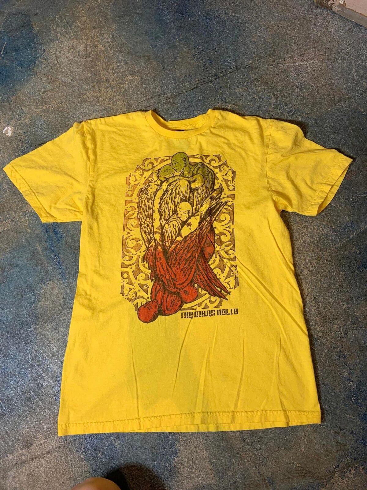 The Mars Volta Band Gold Color 100% Cotton Adult T Shirt SB195 S