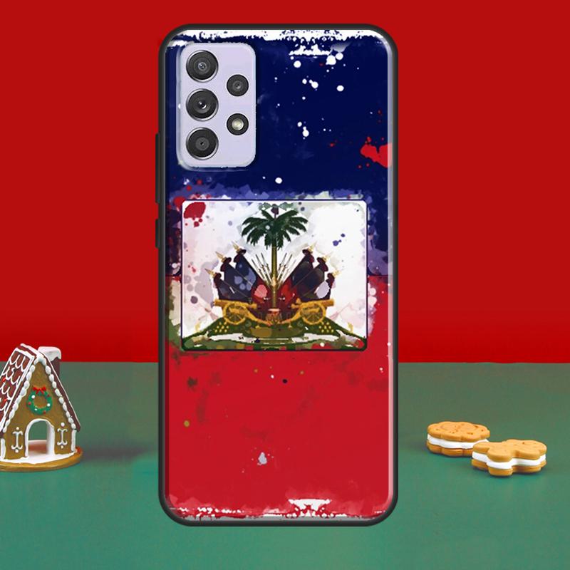 Haiti Haitianische Flagge Handyhülle Für Samsung A12 A22 A32 A42 A52 A72 A21S A52S A20e A31 A51 A71 A50 A70 Hülle