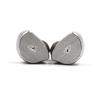 BQEYZ BQ10 12mm Cuffie dinamiche cablate Cuffie da gioco con microfono e telecomando Compatibili con smartphone Argento senza in-ear In-ear