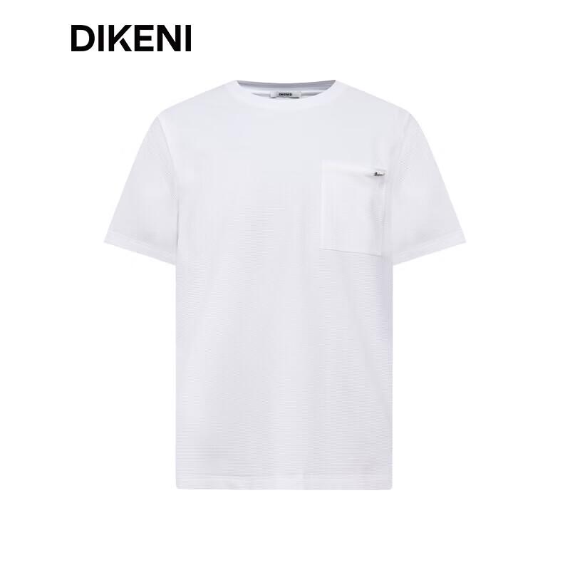 DIKENI Men s Lightweight Bubble Knit Short Sleeve T-Shirt XL жемчужина белый
