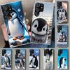 Penguins Love At The North Pole Phone Case Cover for Samsung Galaxy S26 S25 Edge S24 S23 Ultra S22 Plus S21 FE S20 + Art Customi