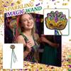 Sequins Handheld for Masquerade Party Costume Event Accessory