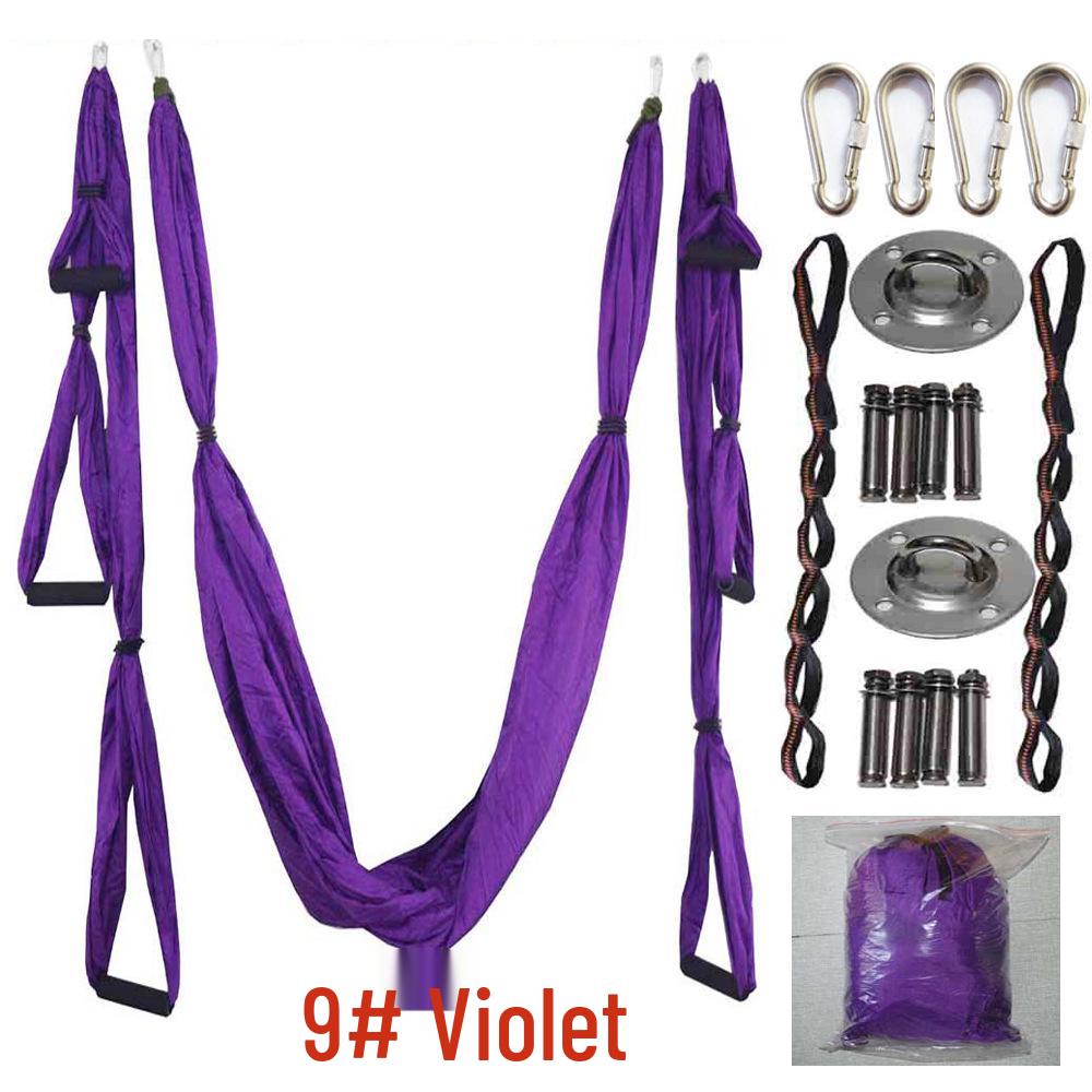 Sada hamaky pro aerial jógu: 6-úchytkový neelastický nylon pro inverzi a fitness