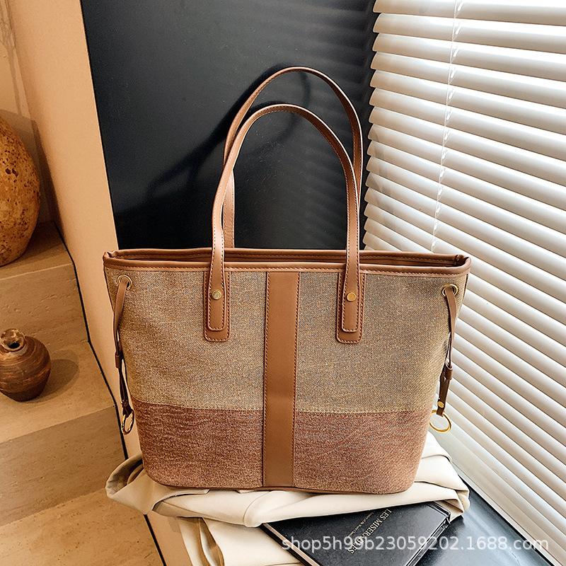 Denim Fashion Shoulder Bag Women's Summer New Simple Casual Large Capacity Portable Tote Bag