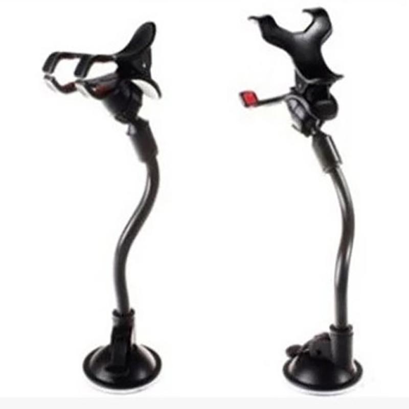 Creative Car Air Vent Phone Holder With Flexible Goose Neck Suction Cup Mount