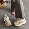 Sneakers Shoes Women 2025 Spring Autumn New Vintage Versatile Casual Lightweight Thick Sole Running Shoes Platform Shoes
