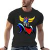 Goldorak Figure Tshirt Blacks Cotton Graphic Tees T Shirt For Unisex