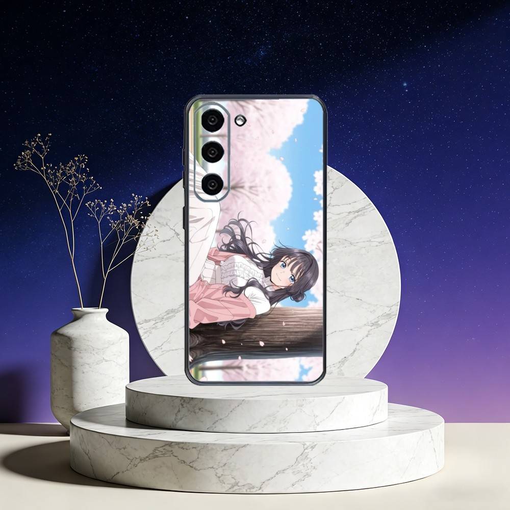 

АНIME Кейс для телефона Kaoruko W-Waguri Для Samsung Galaxy A73,A72,A71,A70,A53,A52,A51,Другие Мягкий Черный Чехол Samsung a32 4g