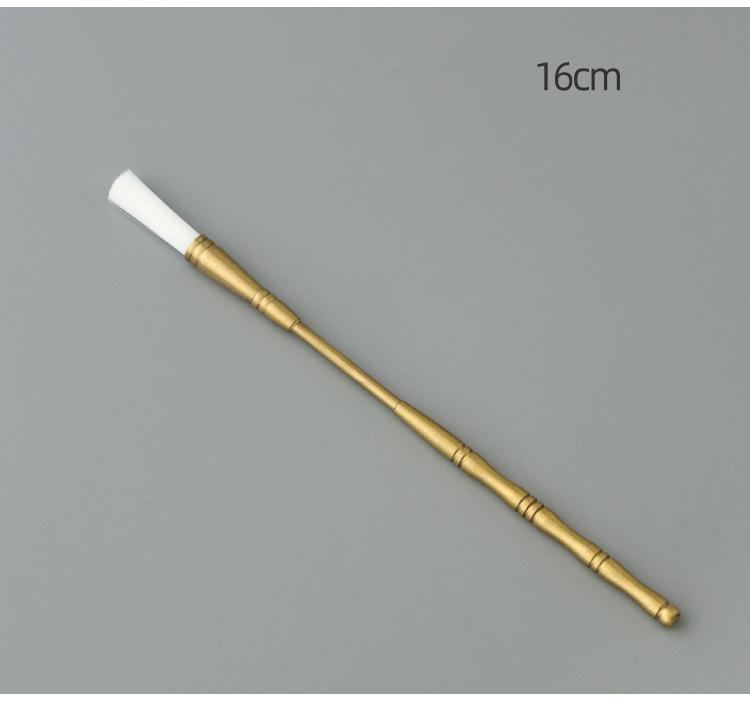 Brass Incense Seal Tool DIY Play Extension Incense Seal Incense Shovel Incense Scoop Ash Incense Sweep Incense Supplies Tools