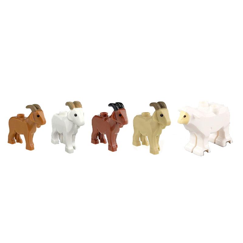 City Animal Zoo Farm MOC Building Block Pig Chicken Sheep Crocodiles Panda Dolphin Eagle Kit Turtle Goldfish Dog Bricks Toy K138