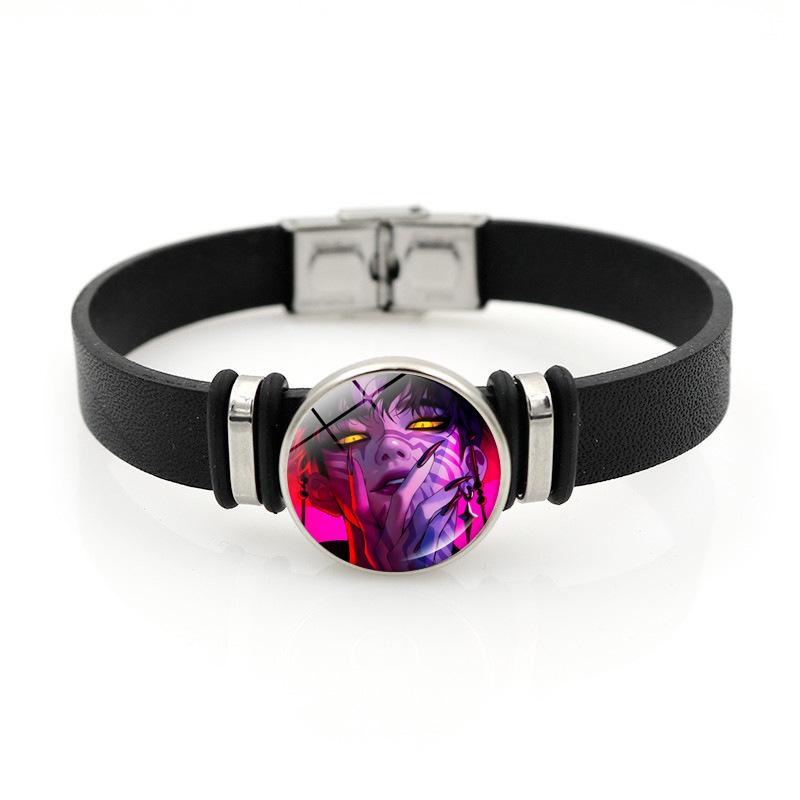 Demon Hunters Leather Bracelets Jewelry Versatile for Men and Women