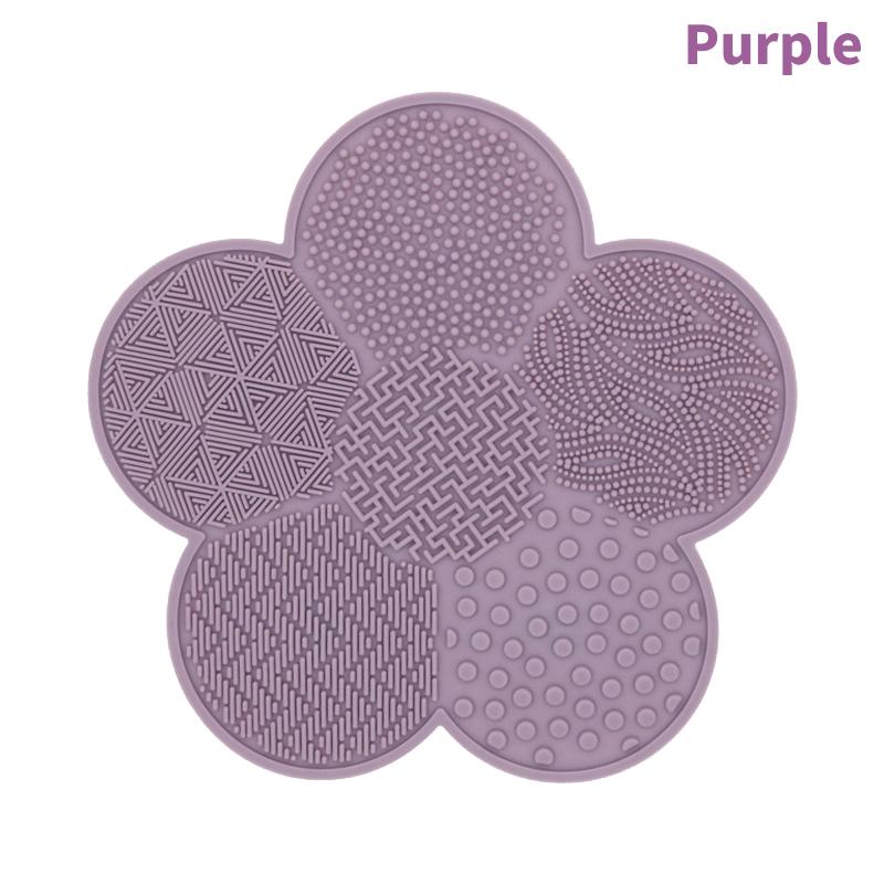 1pc Colorful Heart Shape Clean Make Up Brushes Wash Brush Silica Glove Scrubber Board Cosmetic Cleaning Tools For Makeup Brushe