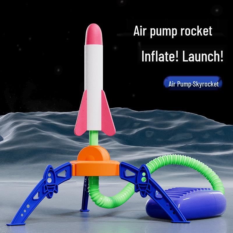 Kids Light-Up Skyrocket Foot Launcher Toy