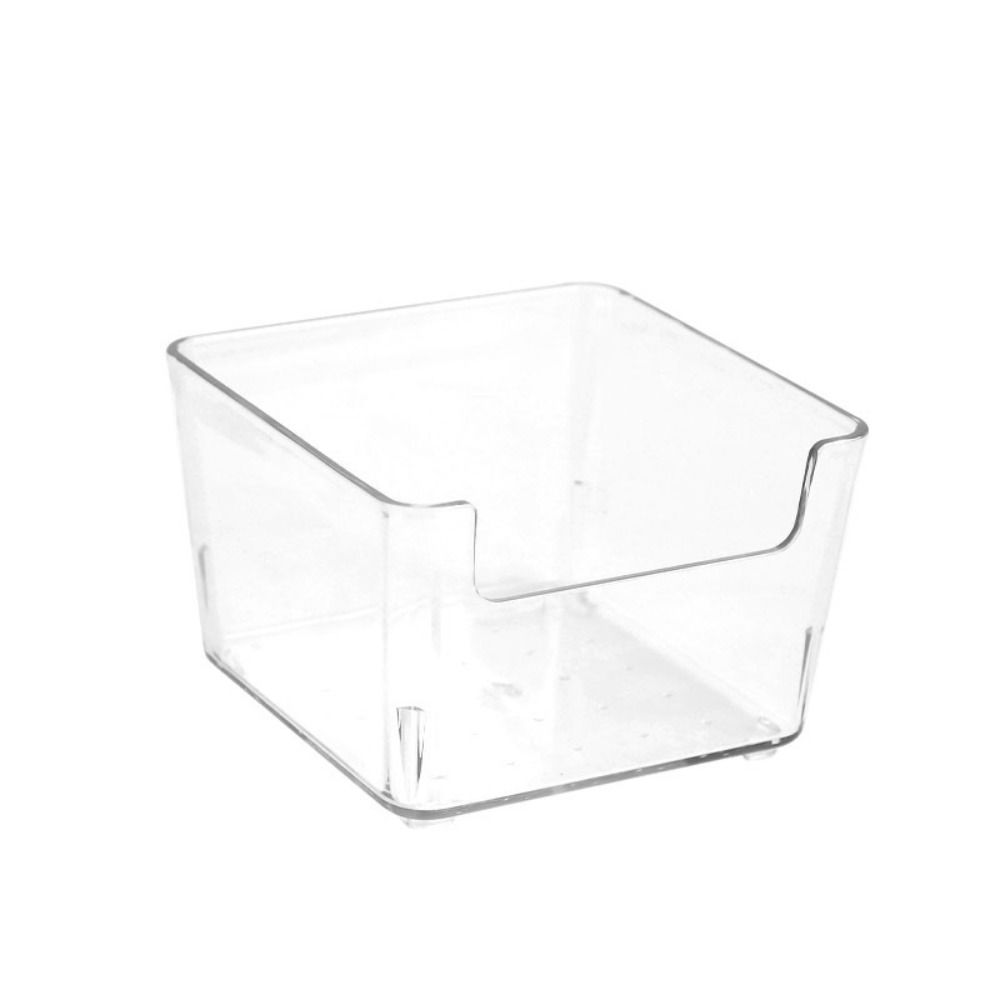 Chic Acrylic Note Holder Transparent Desk Organizer INS Clear Note Box  Office