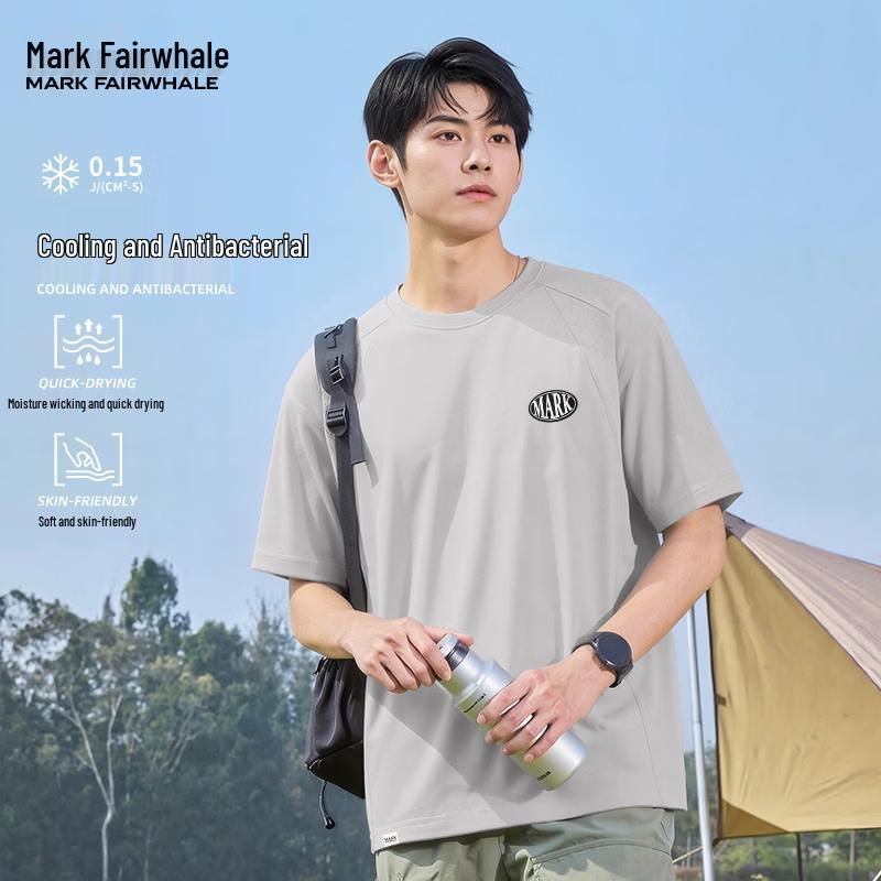 MARK FAIRWHALE Men s Moisture-Wicking Short Sleeve T-Shirt L