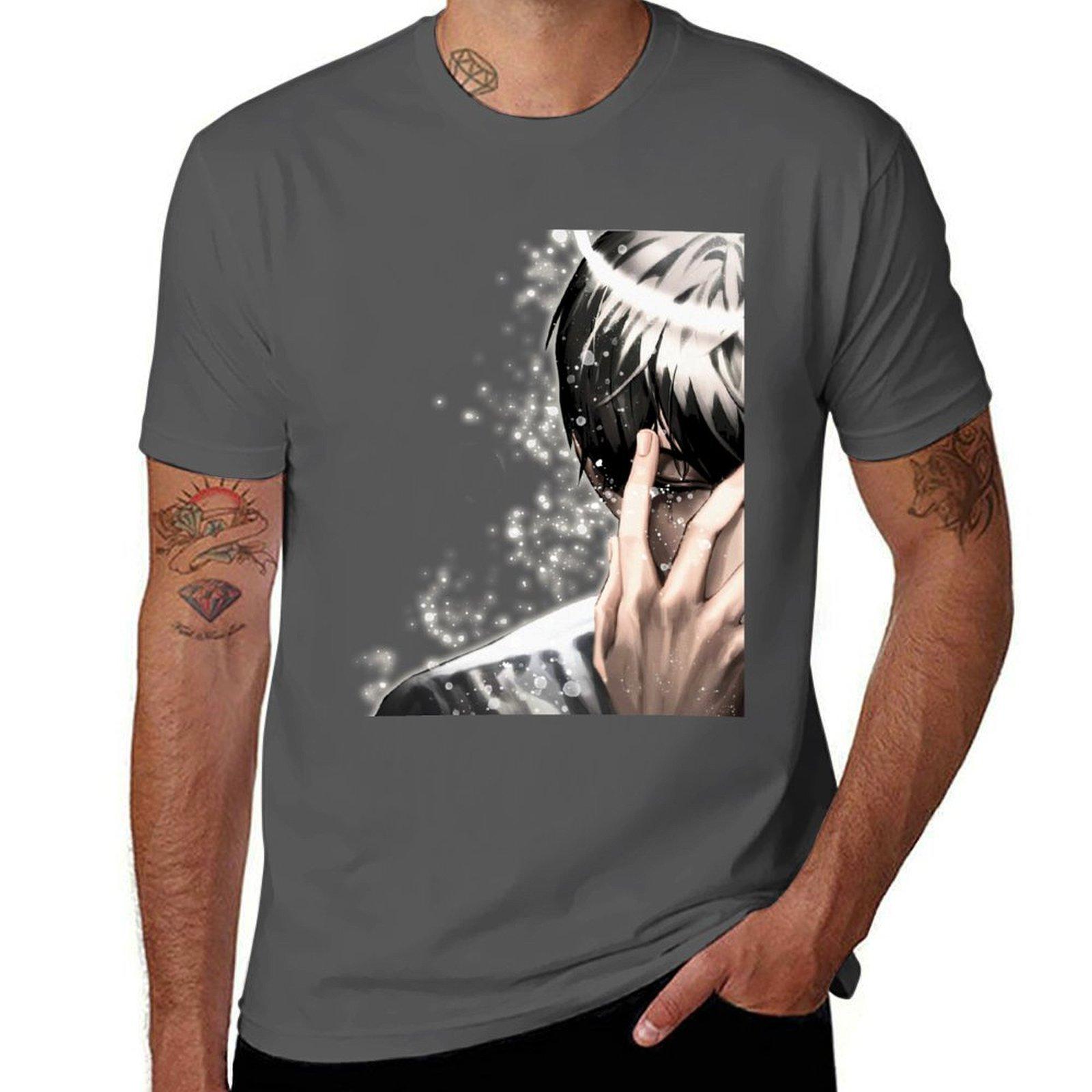 

Точка зору всезнаючого читача Ангел Футболка Футболка чоловіча футболка бавовна висока якість смішні футболки темний гумор Футболка 4XL